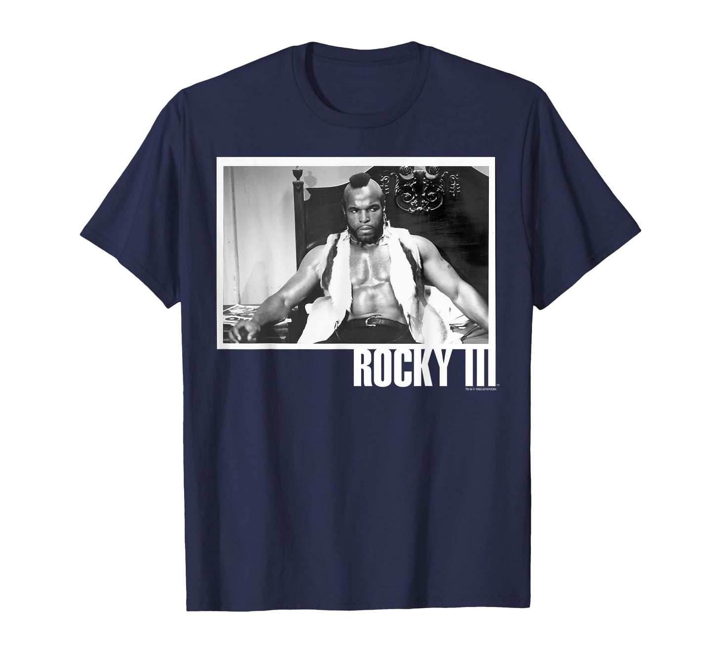 Rocky 3 Clubber Lang Black And White Photograph T-Shirt