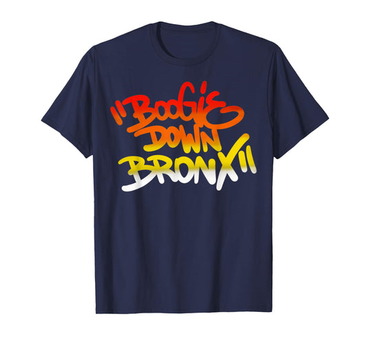 Boogie Down Bronx Vintage Hip Hop Rap Music Funny Gifts T-Shirt