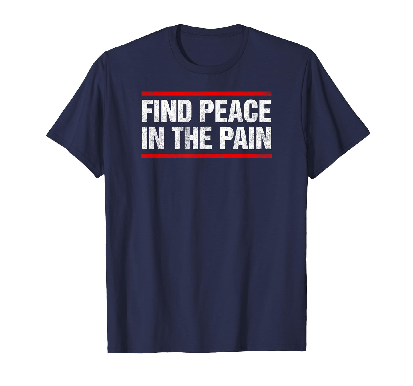 Find Peace In The Pain Vintage Distressed T-Shirt