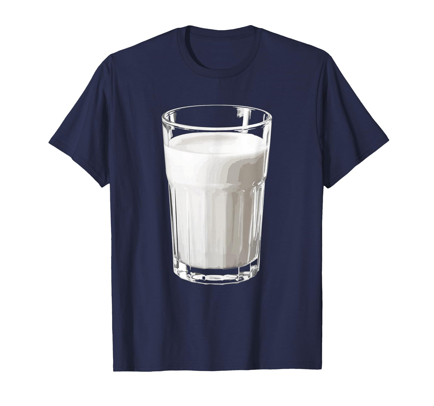 Glass Of Milk Shirt Adult Kids Men Women Glass Milk Costume T-Shirt
