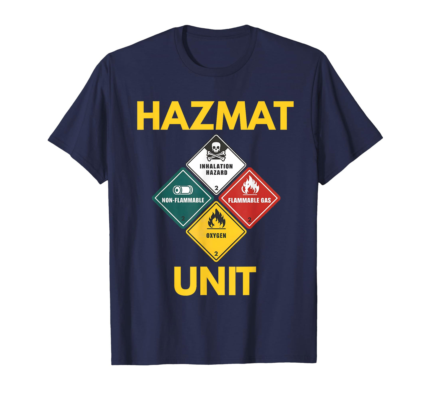 Hazmat Unit Suit Costume Cosplay Halloween Kids Birthday T-Shirt