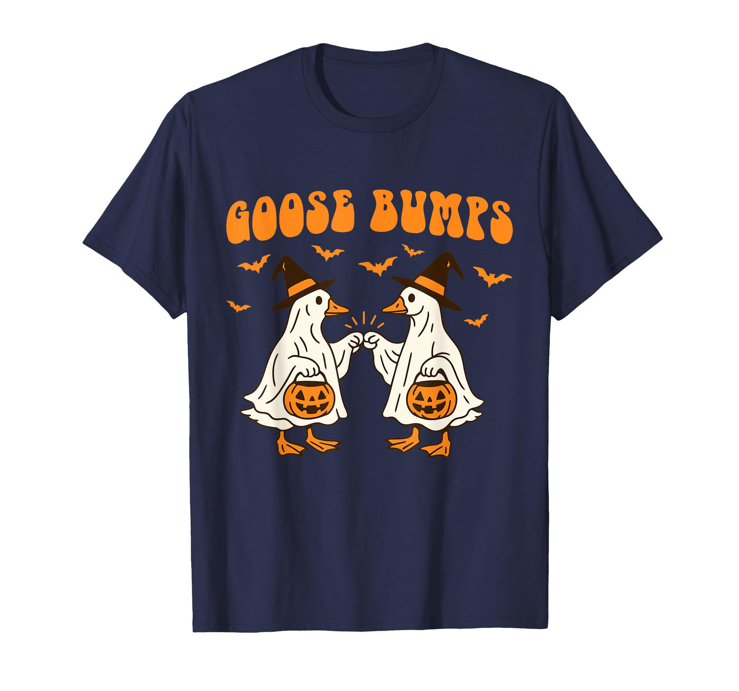 Goose Bumps Funny Halloween Ghost Witch Costume T-Shirt