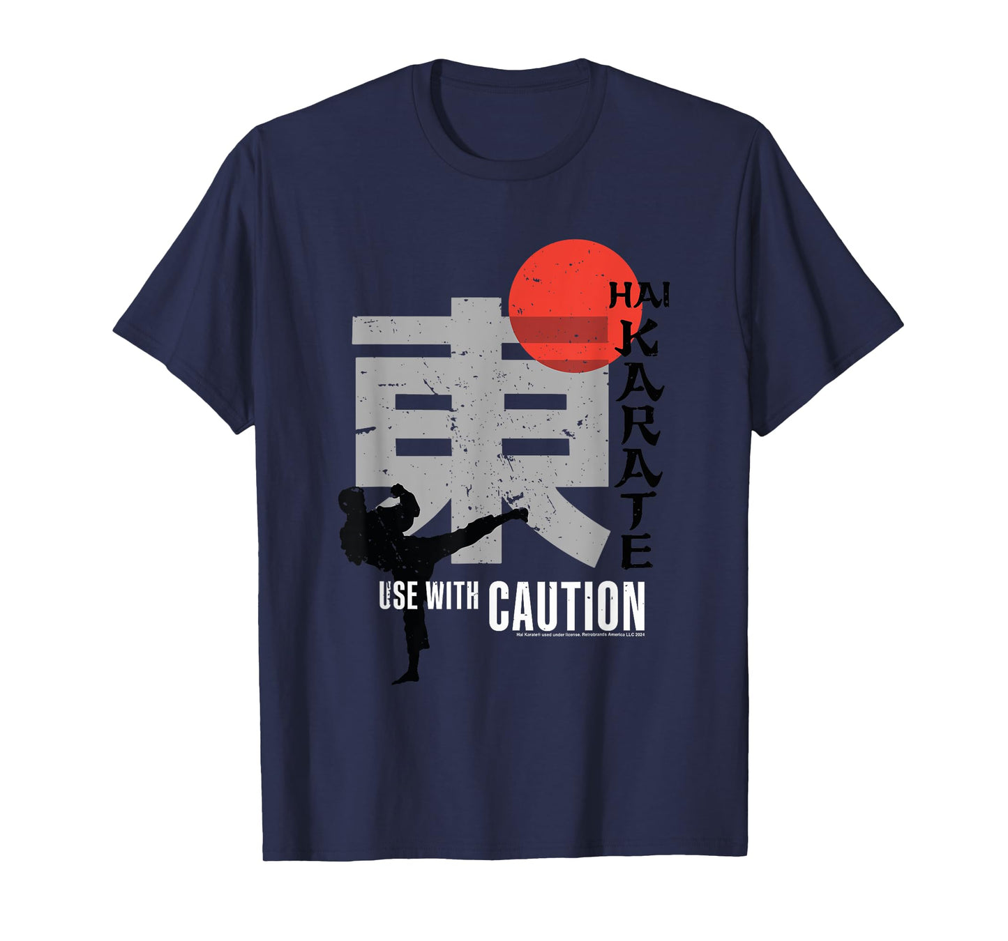 Hai Karate Use With Caution Retro Aftershave T-Shirt