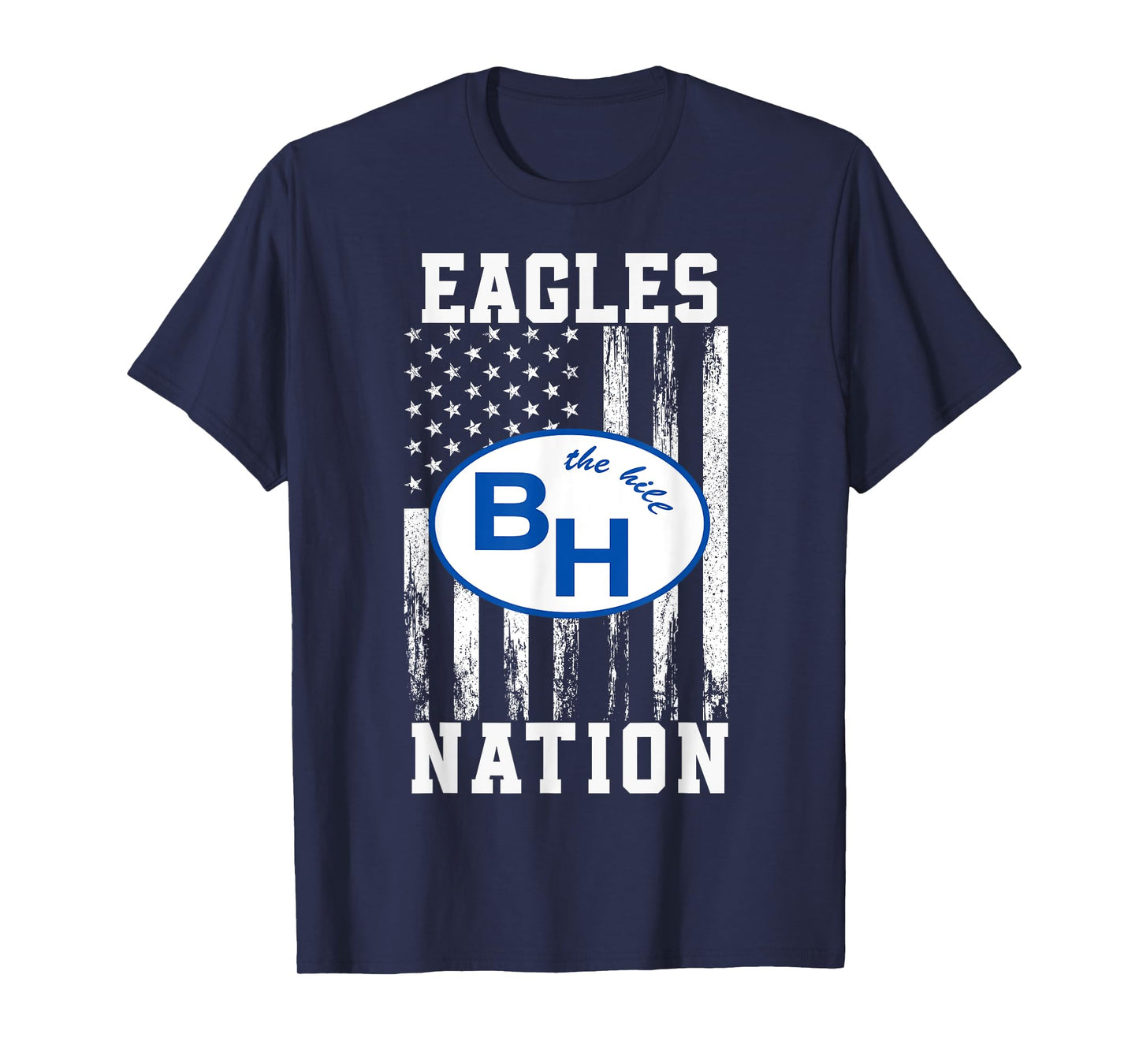 Barbers Hill Eagles Logo Nation HS T-Shirt