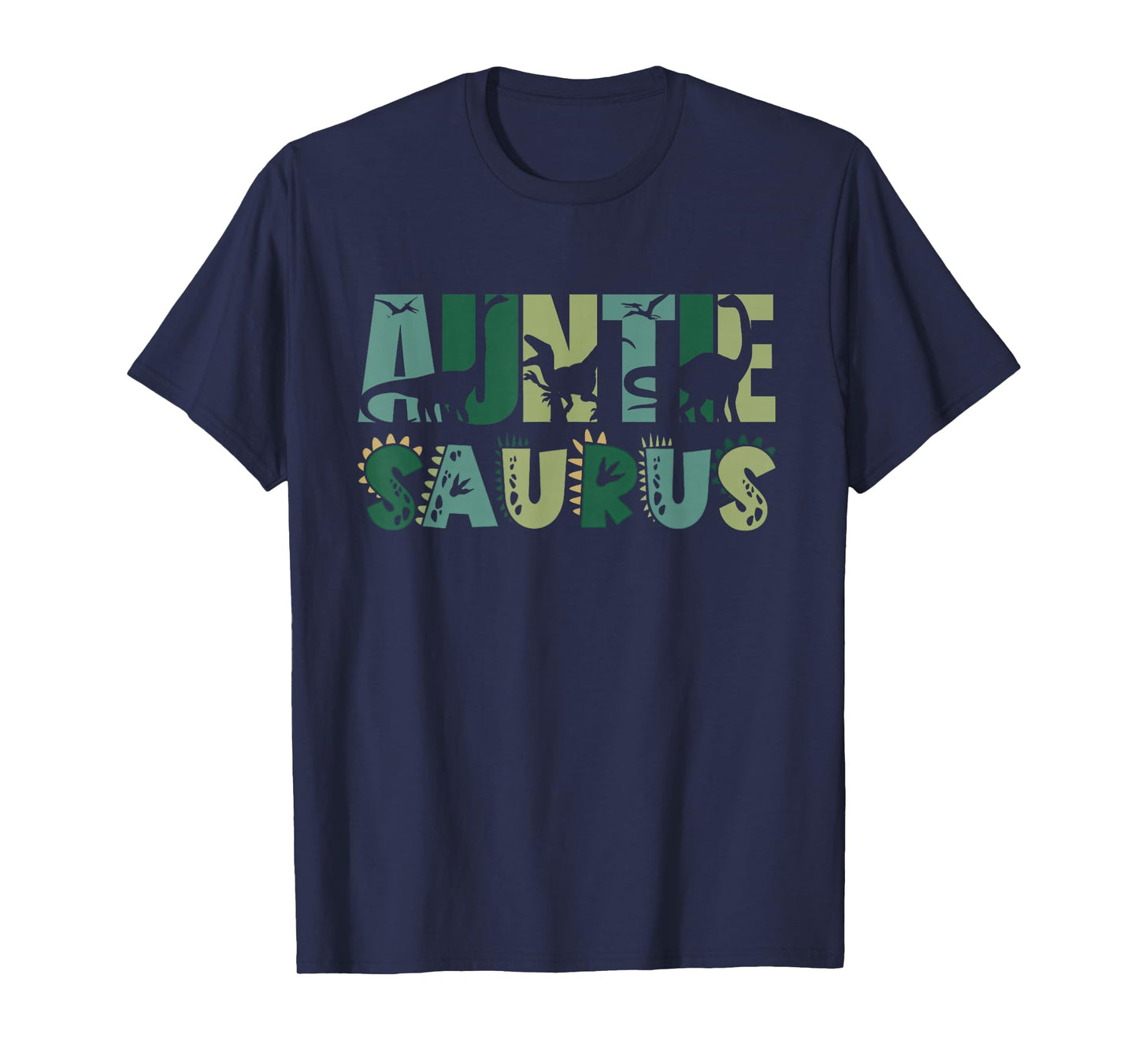 Auntie Saurus Matching Family Birthday Dinosaur Men Women T-Shirt