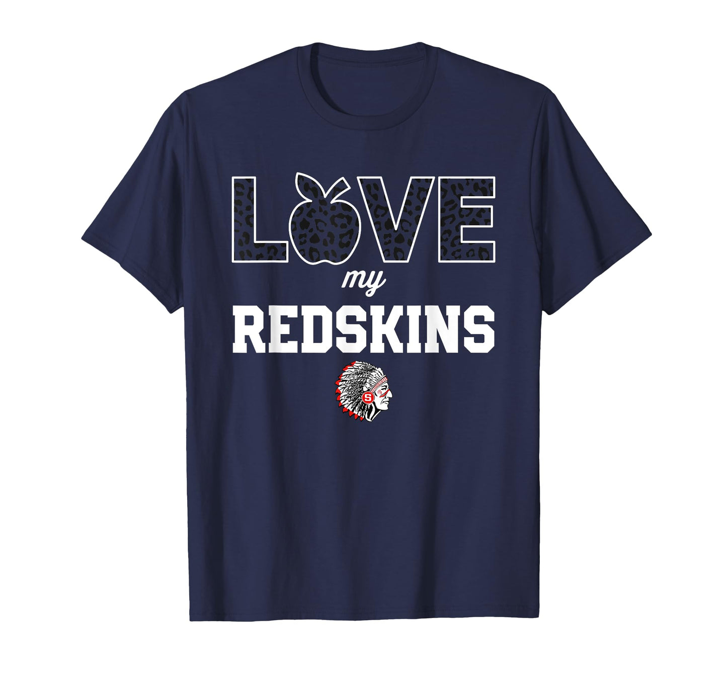 Sullivan Redskins Logo Love My Team HS T-Shirt