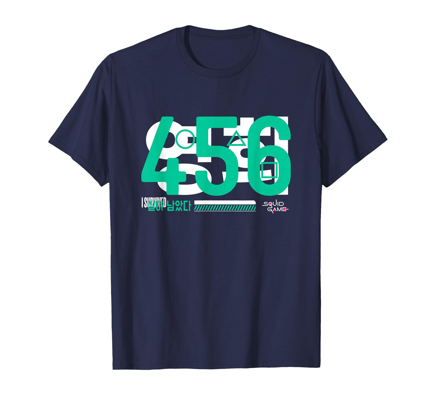 Squid Game 2 Player 456 I Survived Logo T-Shirt