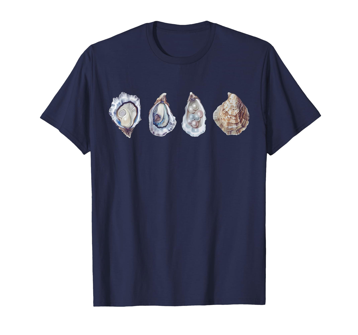 Oyster Seafood Shirt |Funny Oyster Pearl Seashell Girl Women T-Shirt