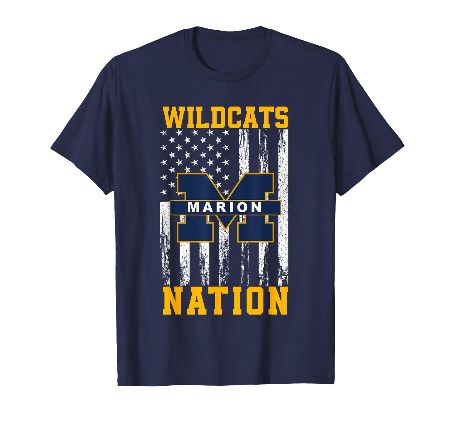 Marion Wildcats Logo Nation HS T-Shirt