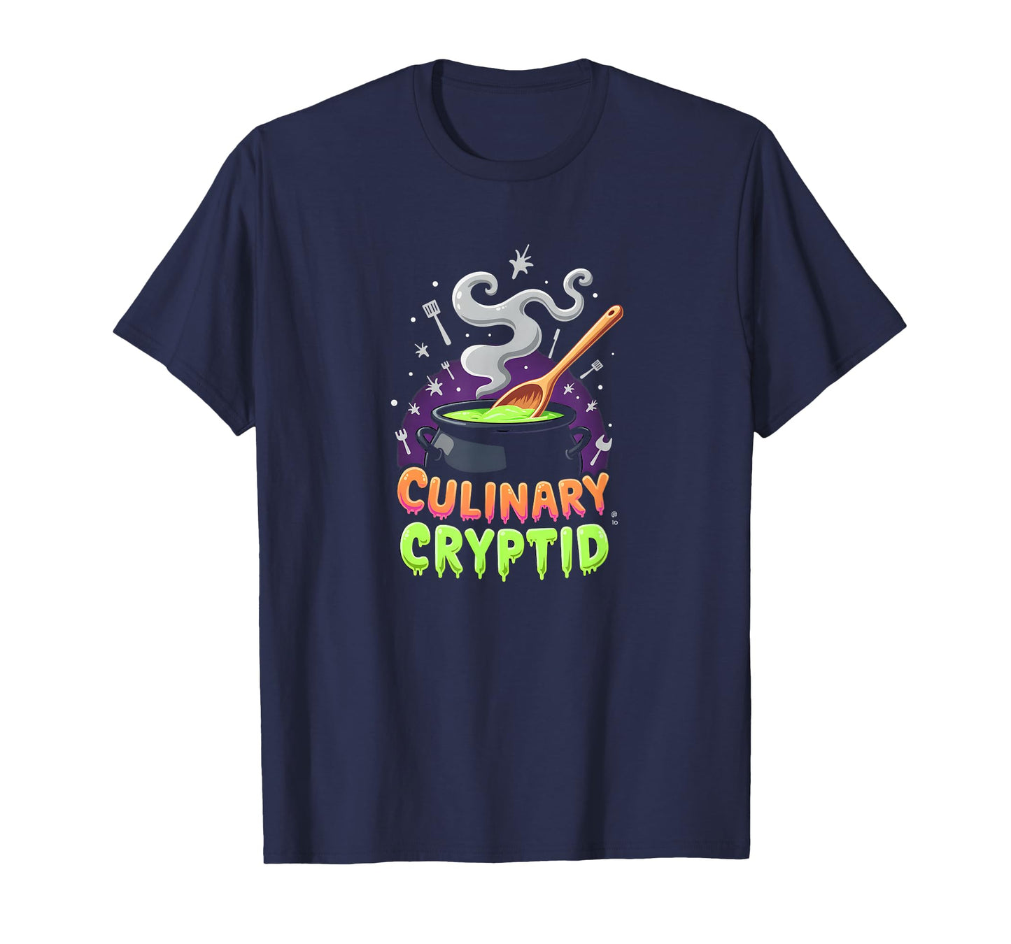 Halloween Food & Cooking: Culinary Cryptid Cauldron Magic T-Shirt