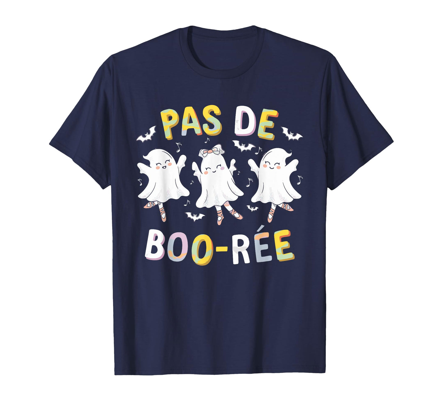 Pas de BOO-rée Ghost Ballet Dancer Halloween Dance Teacher T-Shirt