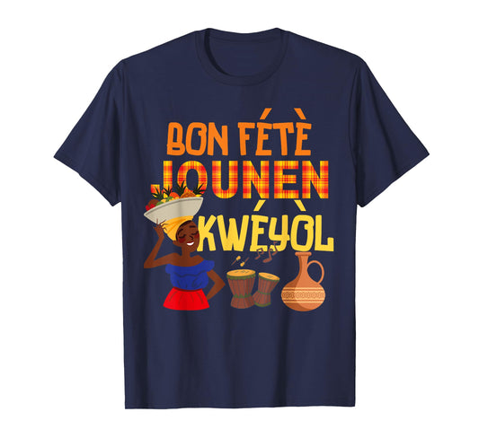 Bon Fete Kweyol St. Lucia Dominica Creole day outfit T-Shirt