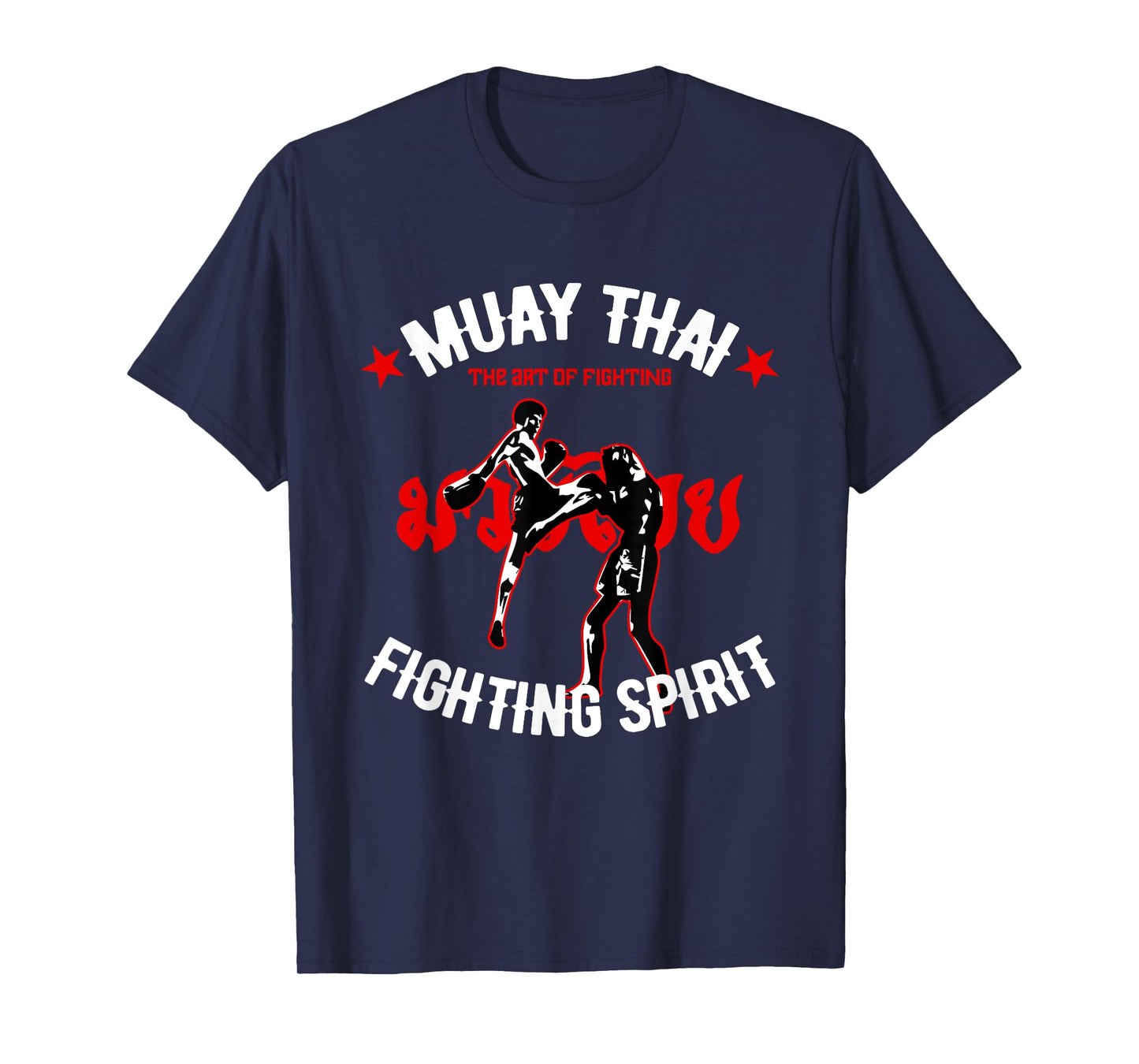 Muay Thai Art of Combat Kickboxing Retro MMA Fitness Studi T-Shirt