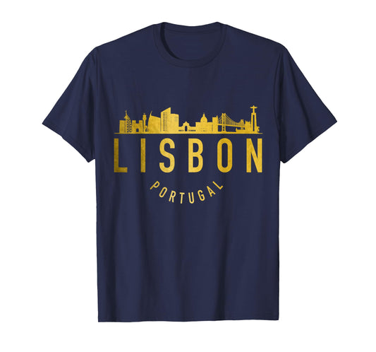Lisbon Portugal Skyline Lisboa T-Shirt