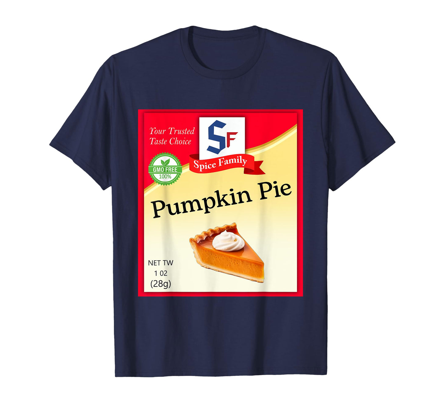 Pumpkin Pie Condiment Costume Holiday Spice Costumes T-Shirt