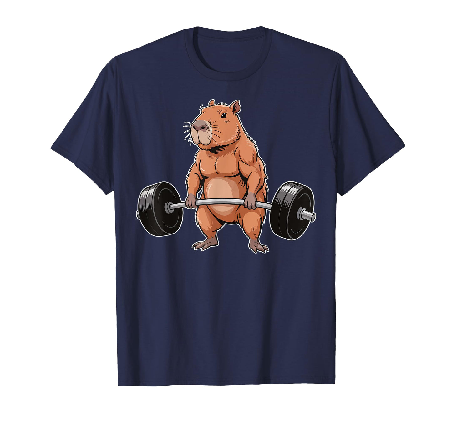 Capybara Weightlifting Gym T-Shirt