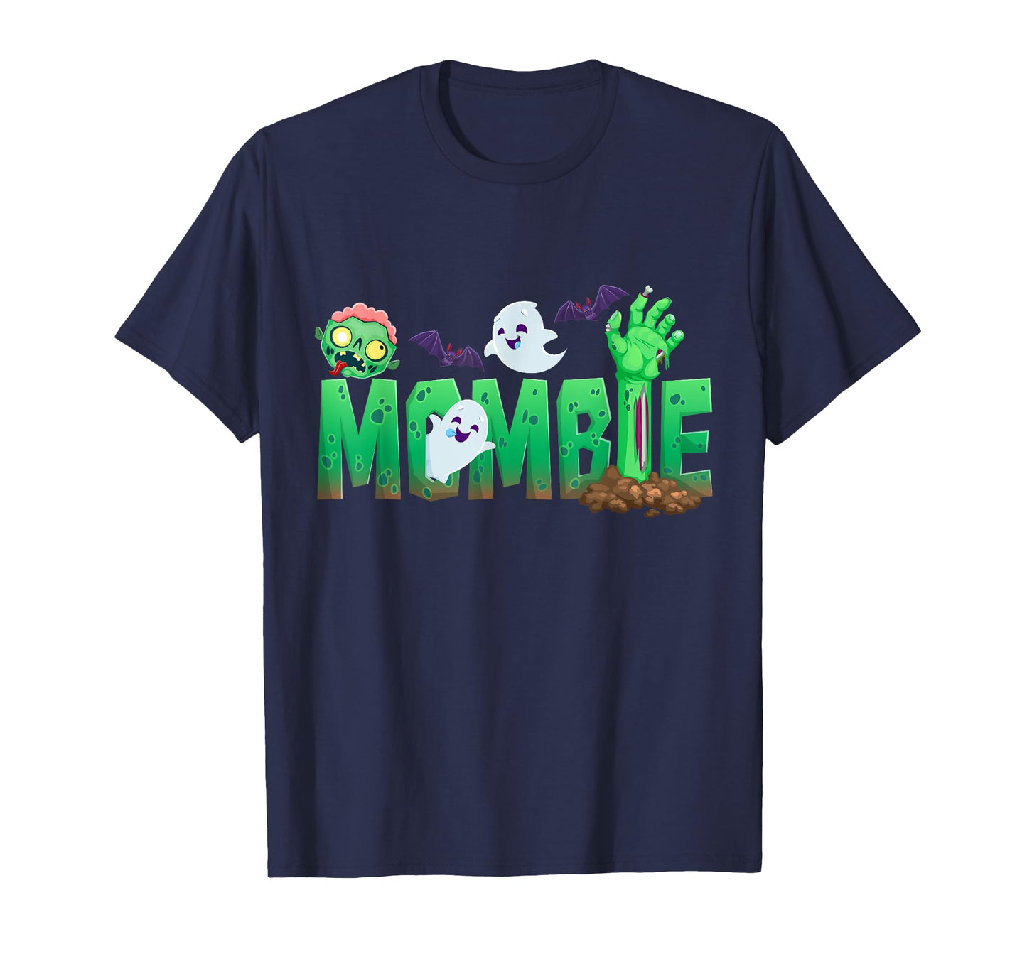 Zombie Mom Funny Halloween Womens Costume Graveyard T-Shirt