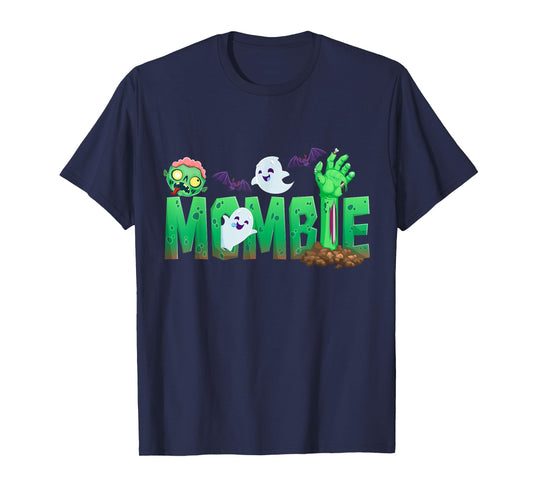 Zombie Mom Funny Halloween Womens Costume Graveyard T-Shirt