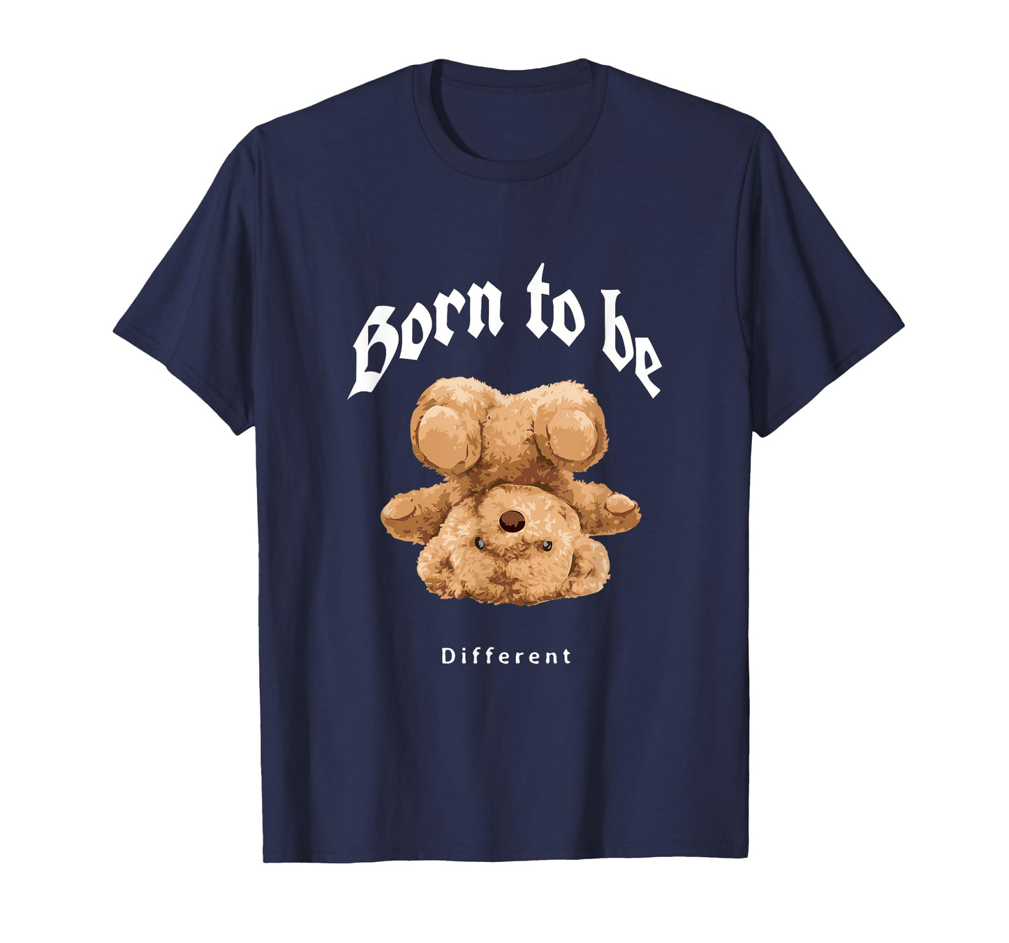 Born To Be Different Illustration Novelty Graphic Designs T-Shirt