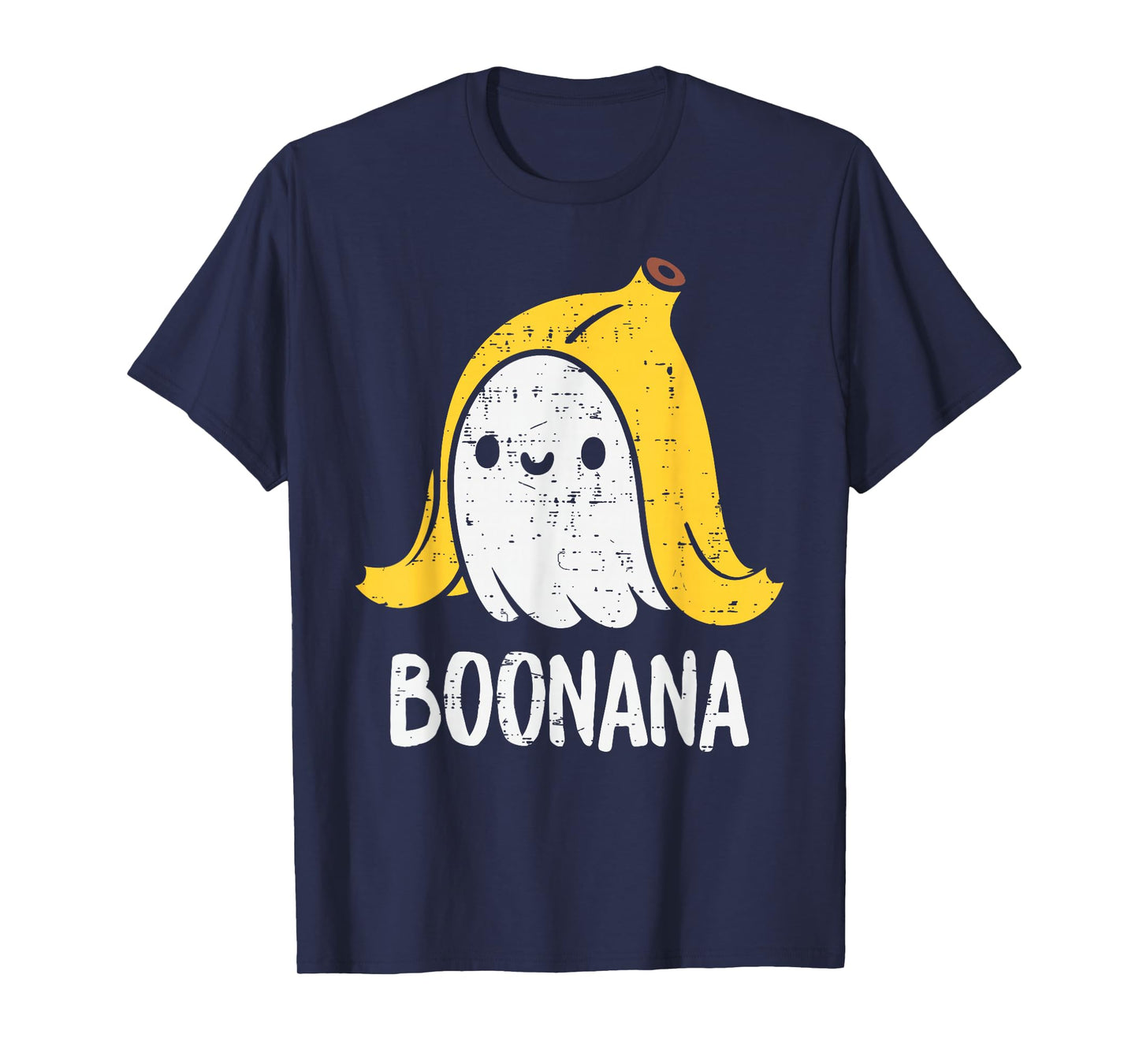 Cute Ghost Banana Halloween Costume Funny Kids Women Boonana T-Shirt