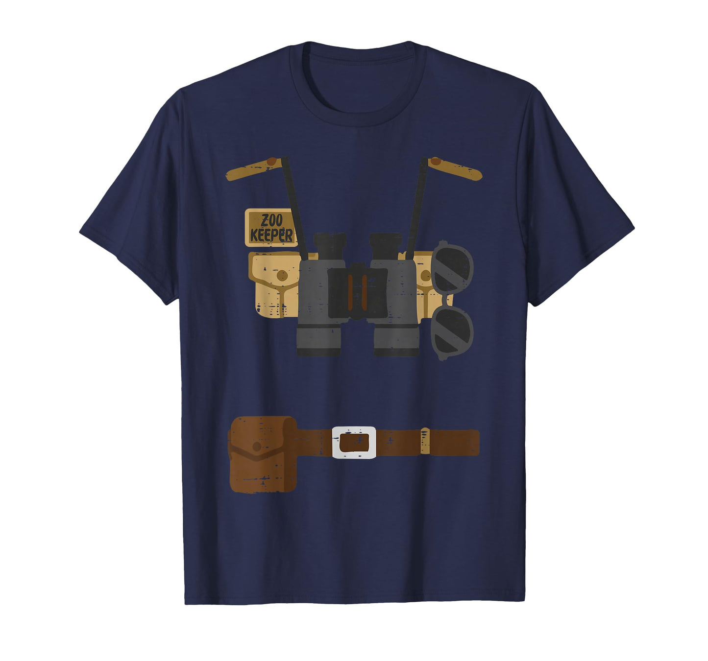 Halloween Zookeeper Costume Funny Zoo Keeper Men Women Kids T-Shirt