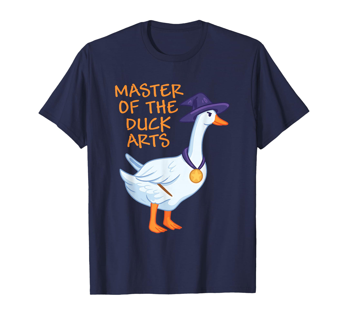 Master of The Duck Arts Silly Goose Witchy Halloween Quote T-Shirt