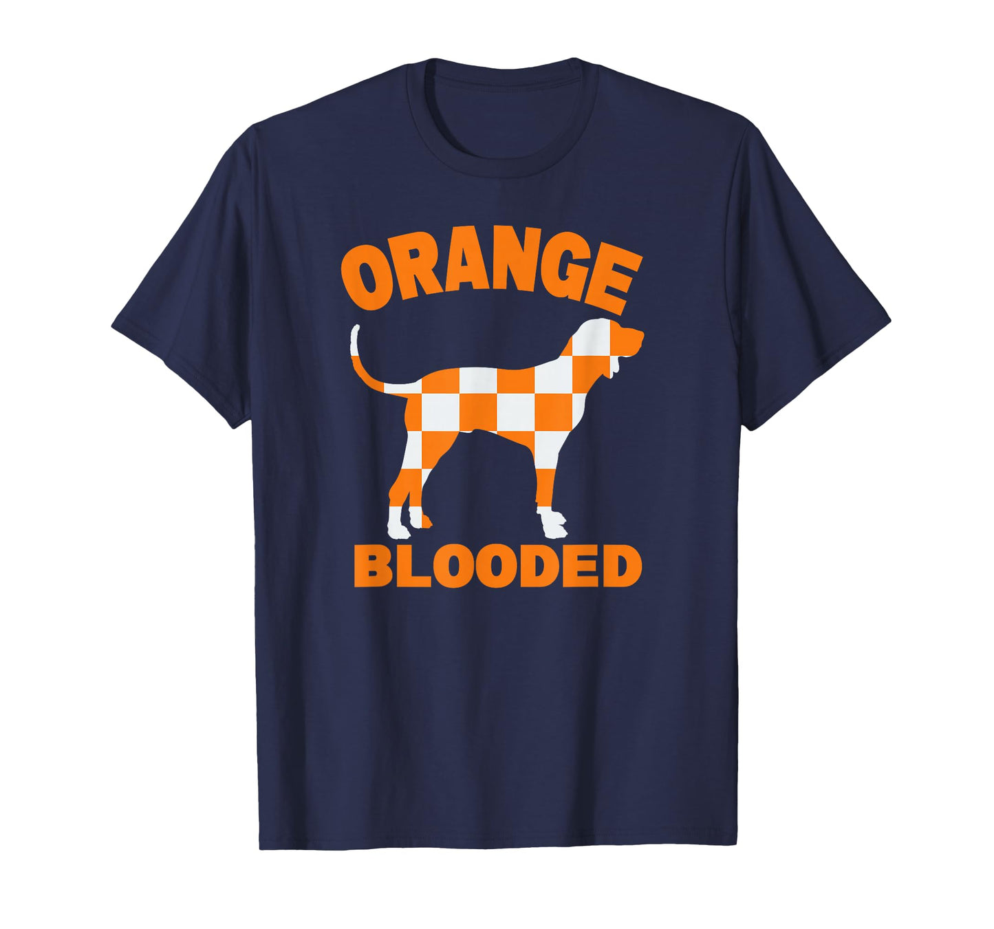 Orange Blooded Tennessee TN State Pride Hound Native Home T-Shirt