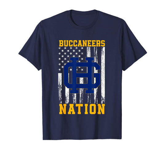 Grand Haven Buccaneers Logo Nation HS T-Shirt