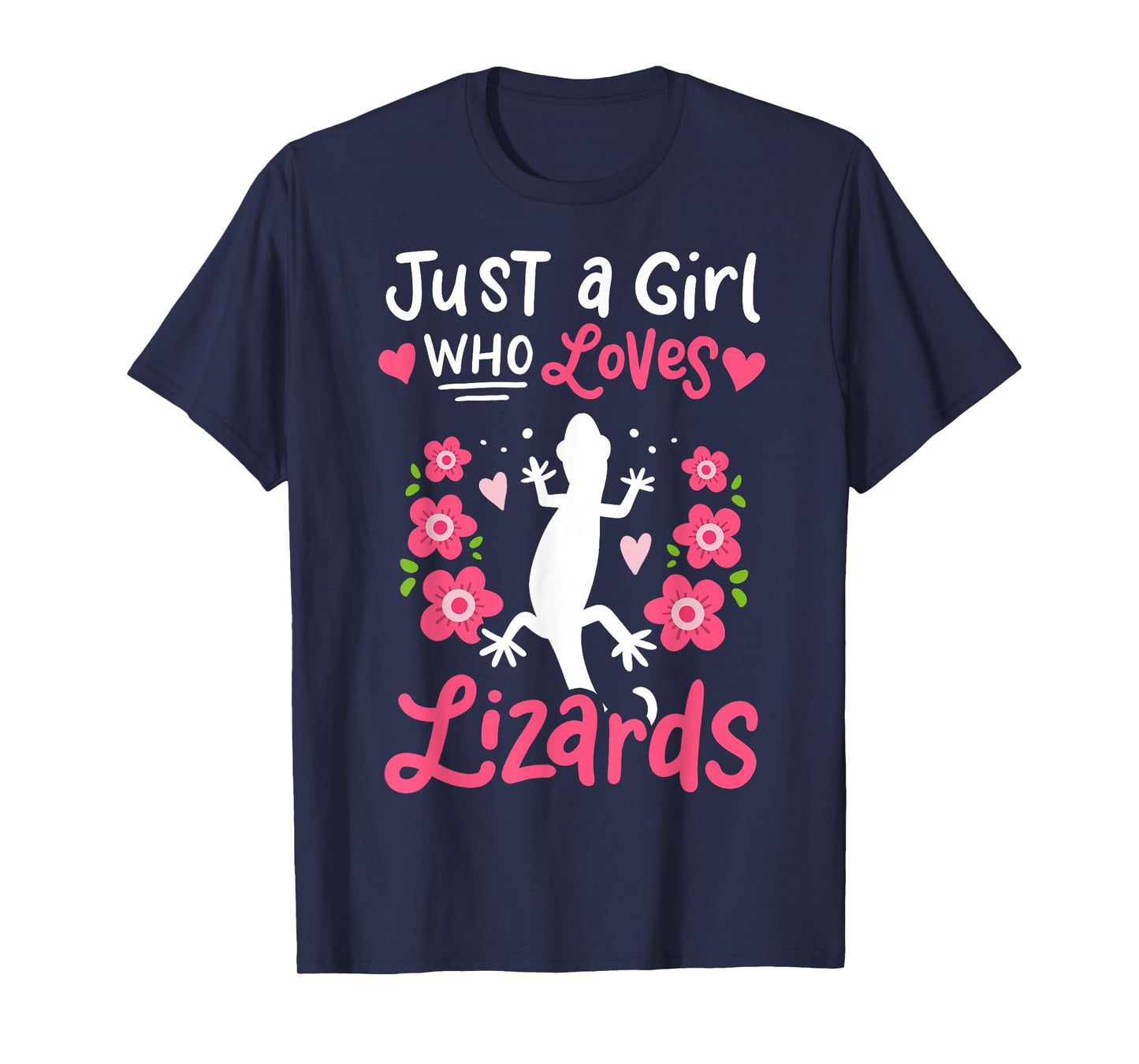 Lizard Just A Girl Who Loves Lizards Gift T-Shirt