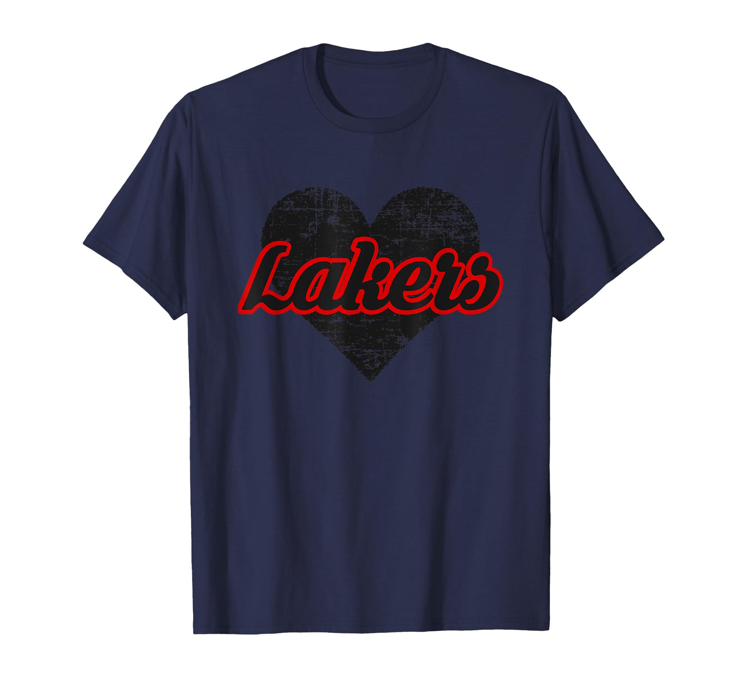 Indian Lake Lakers Over Heart T-Shirt