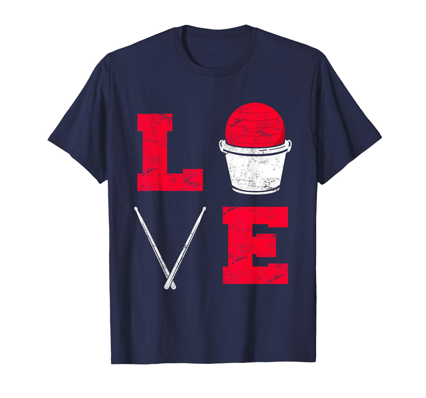 Cardio Drumming Love Fitness Class Gym Workout Exercise T-Shirt