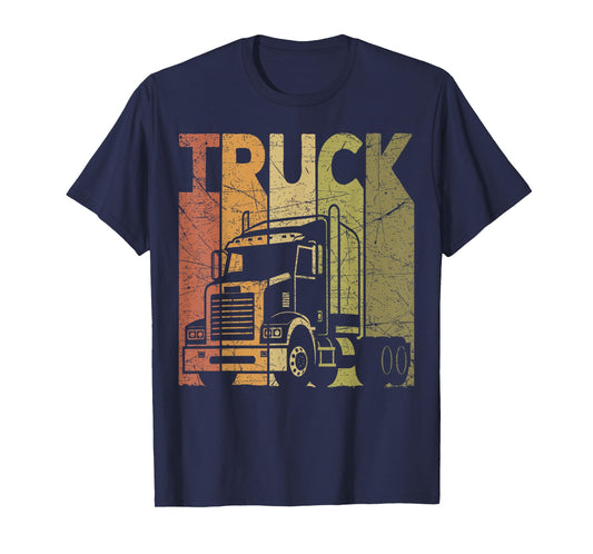 Truck Driver Vintage Trucker Retro Trucking T-Shirt