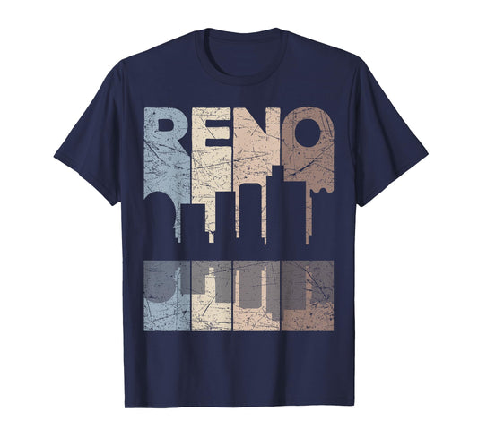 Reno Vintage Reno Nevada Retro Reno Skyline T-Shirt