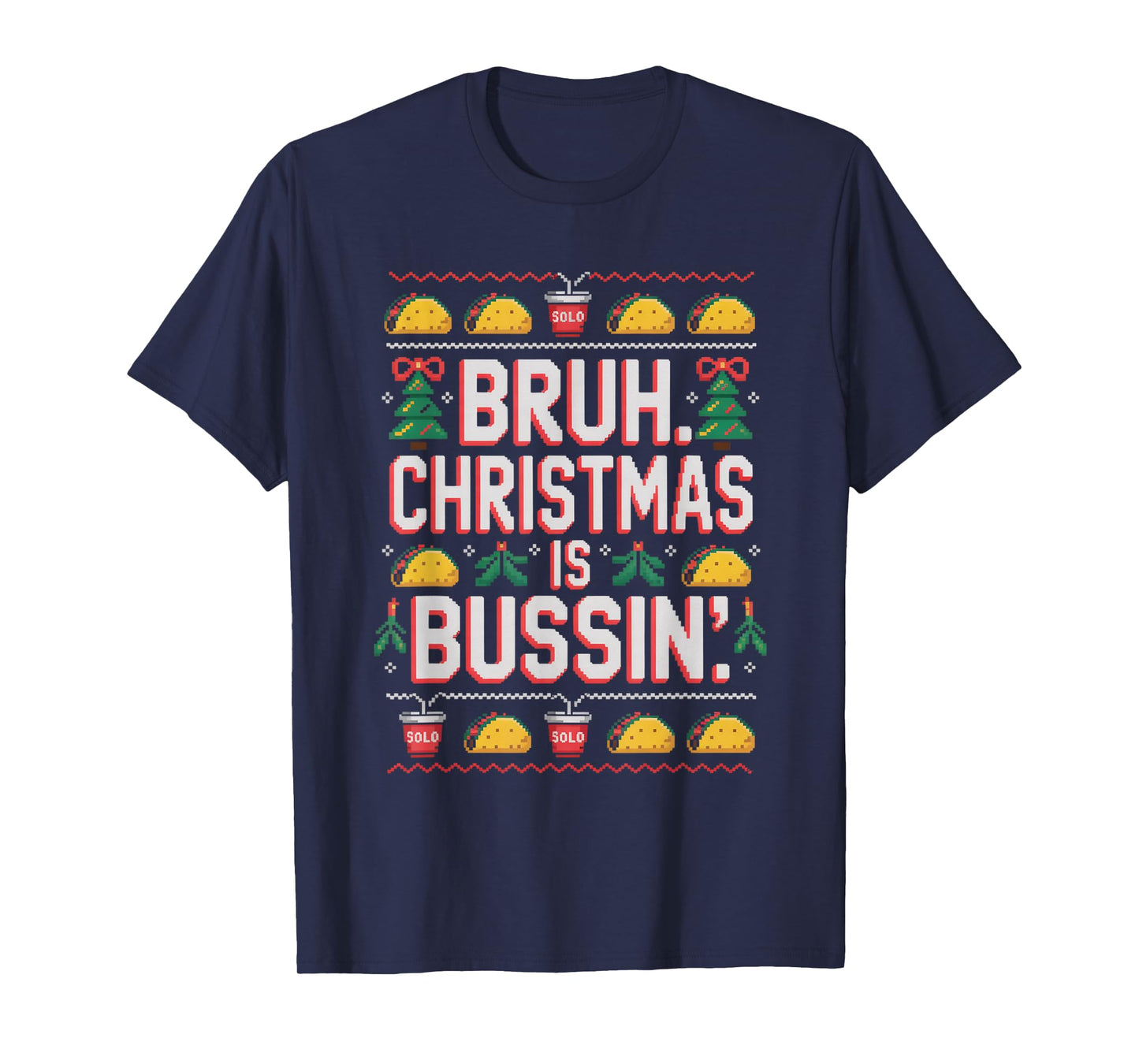 Funny Gen Alpha Gen Z Slang Funny Christmas Sweater T-Shirt