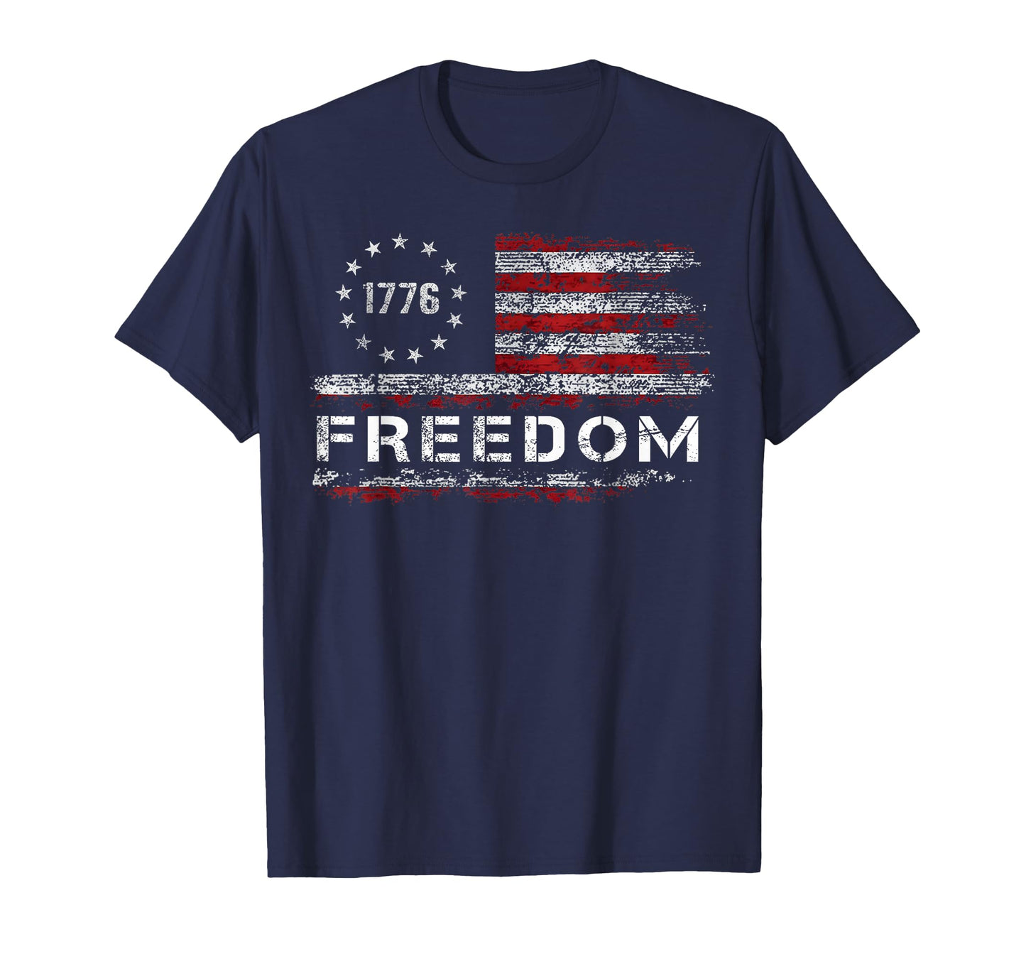 Freedom Vintage America Flag T-Shirt