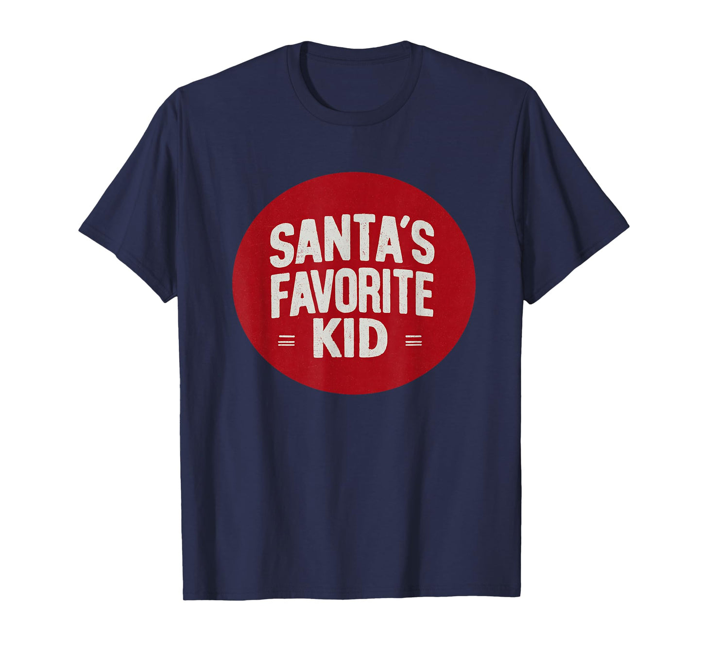 Funny Santa's Favorite Kid Stamp T-Shirt