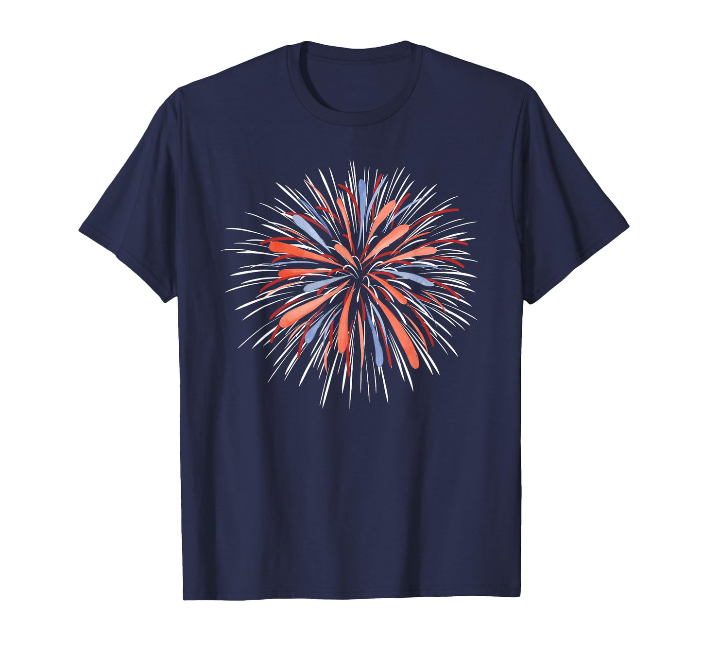 Fireworks Watercolor T-Shirt