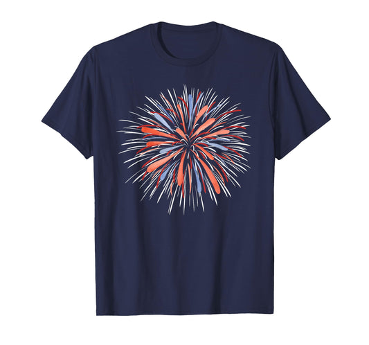 Fireworks Watercolor T-Shirt