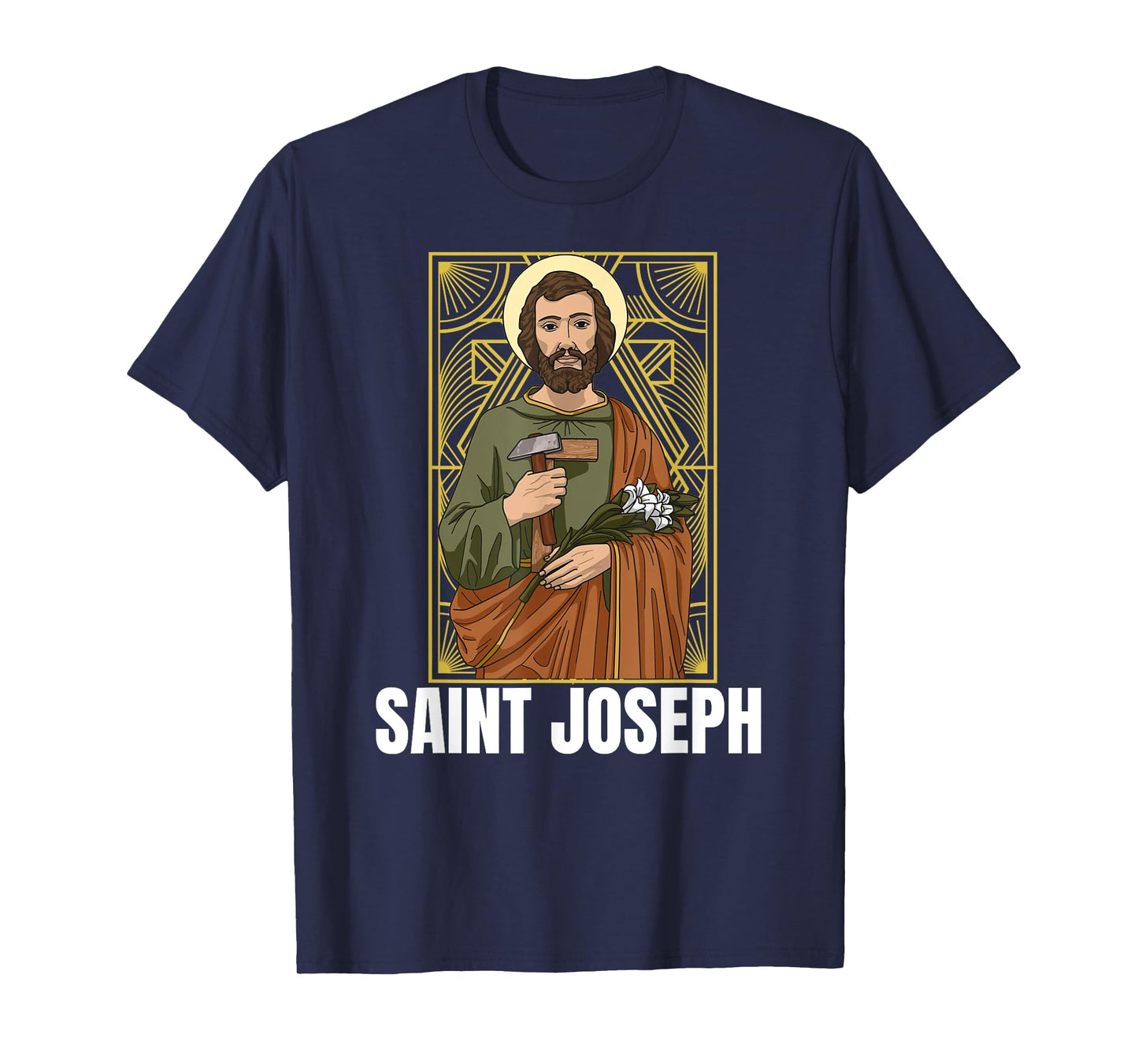Saint Joseph Catholic Father And Worker T-Shirt