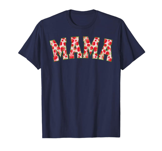 Mama Of The Berry First Birthday Strawberry Family Matching T-Shirt