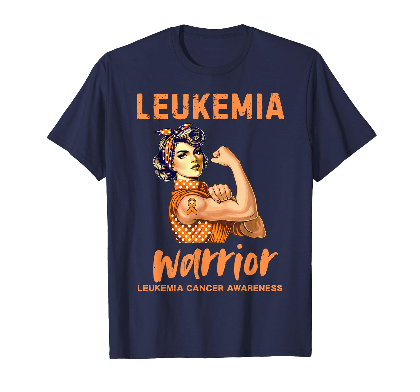 Leukemia Warrior Vintage Leukemia Awareness T-Shirt
