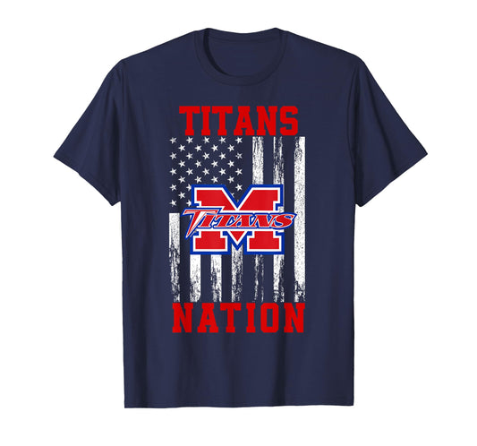 Mercer County Titans Logo Nation HS T-Shirt