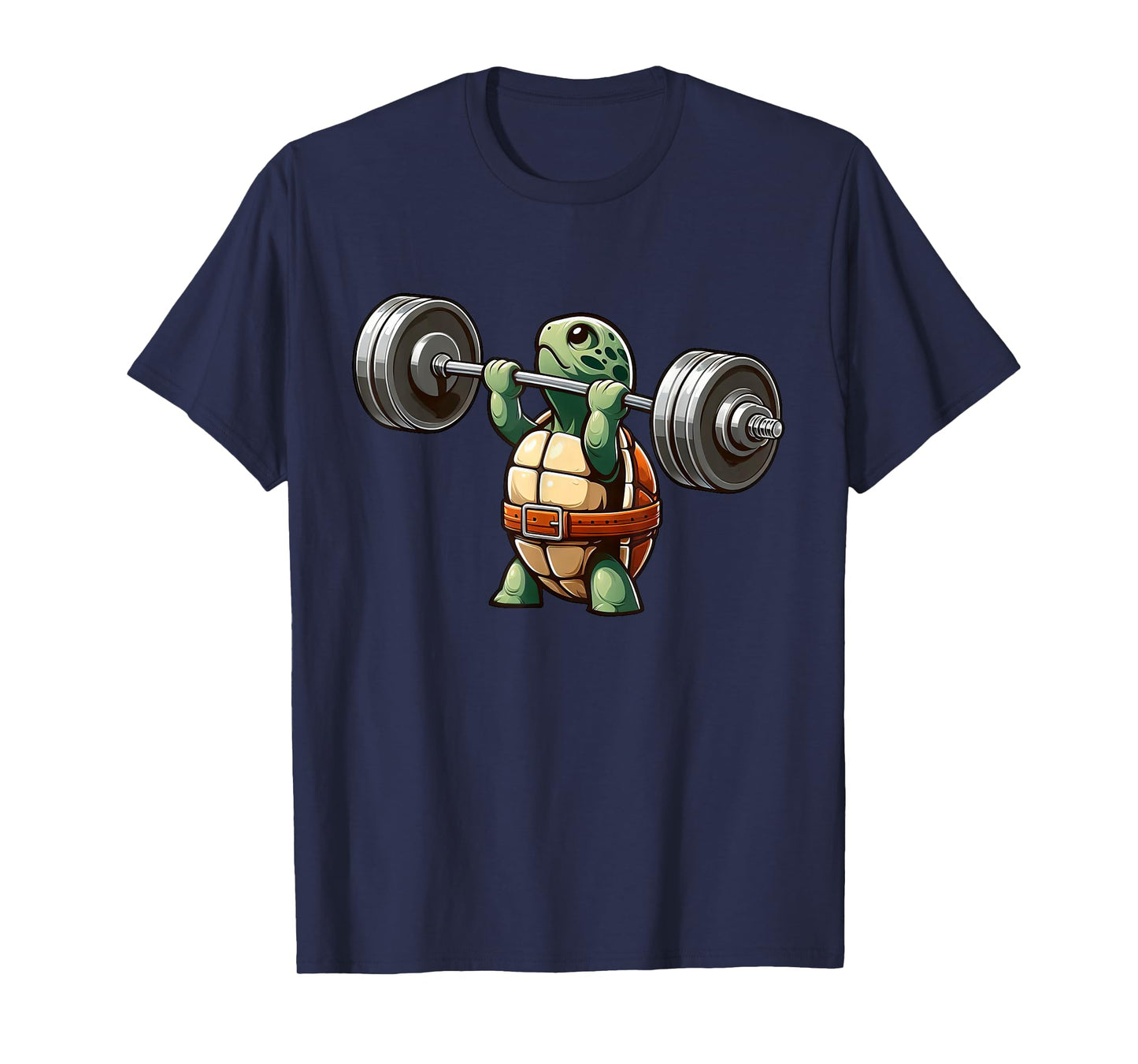 Turtle Weightlifter Strong Workout Gym T-Shirt