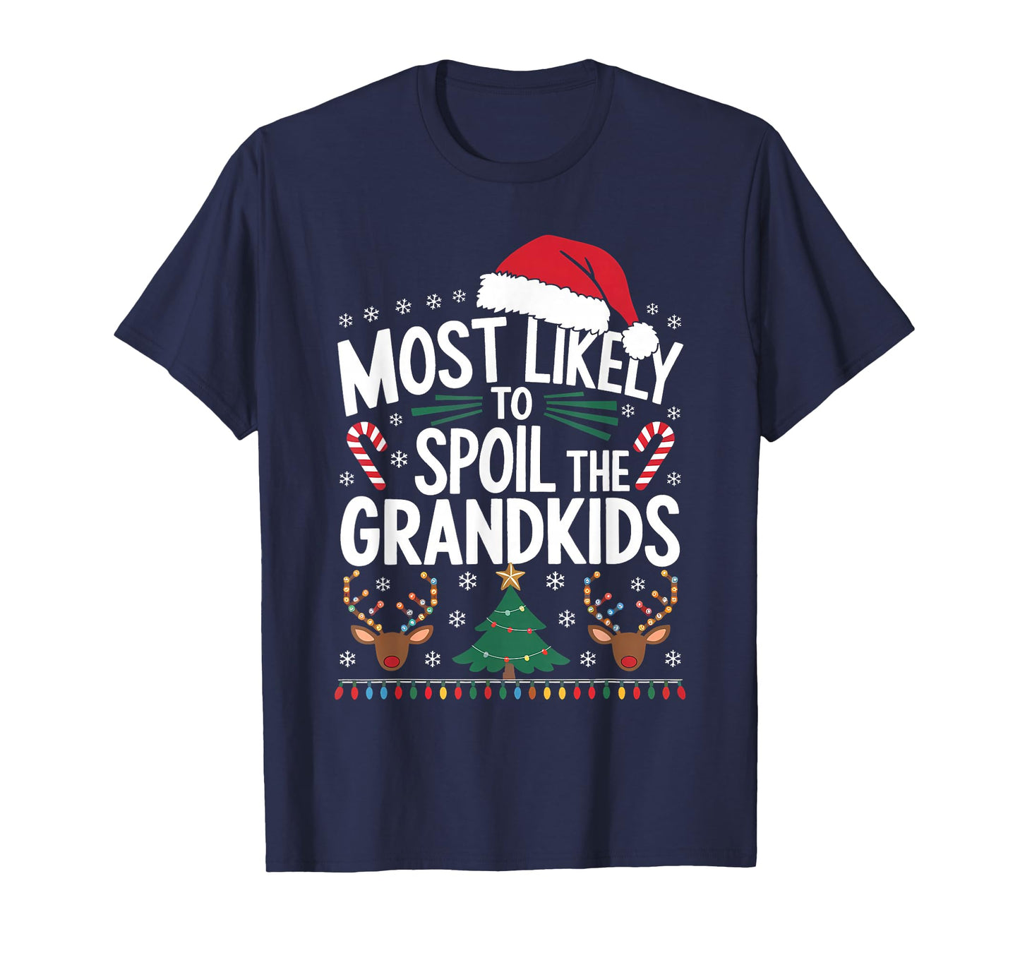 Christmas Party Most Likely to Spoil The Grandkids Funny T-Shirt