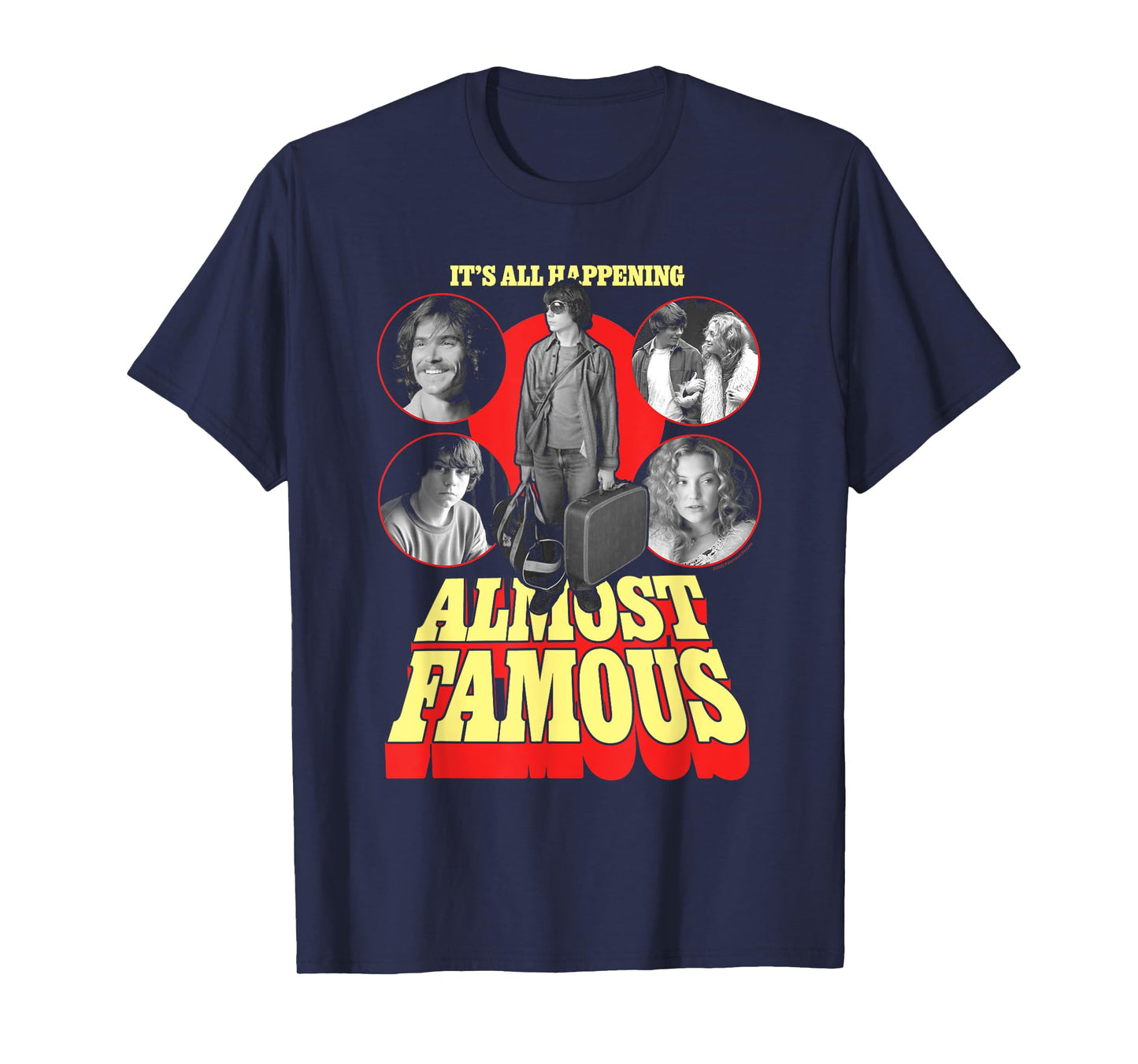 Almost Famous Retro 70's Inspired Movie Poster T-Shirt