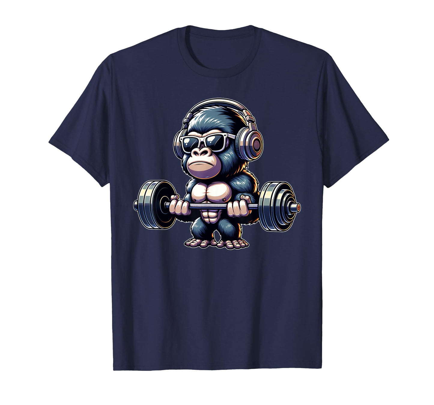Gorilla Funny Gym Weightlifting Bodybuilder Fitness Workout T-Shirt