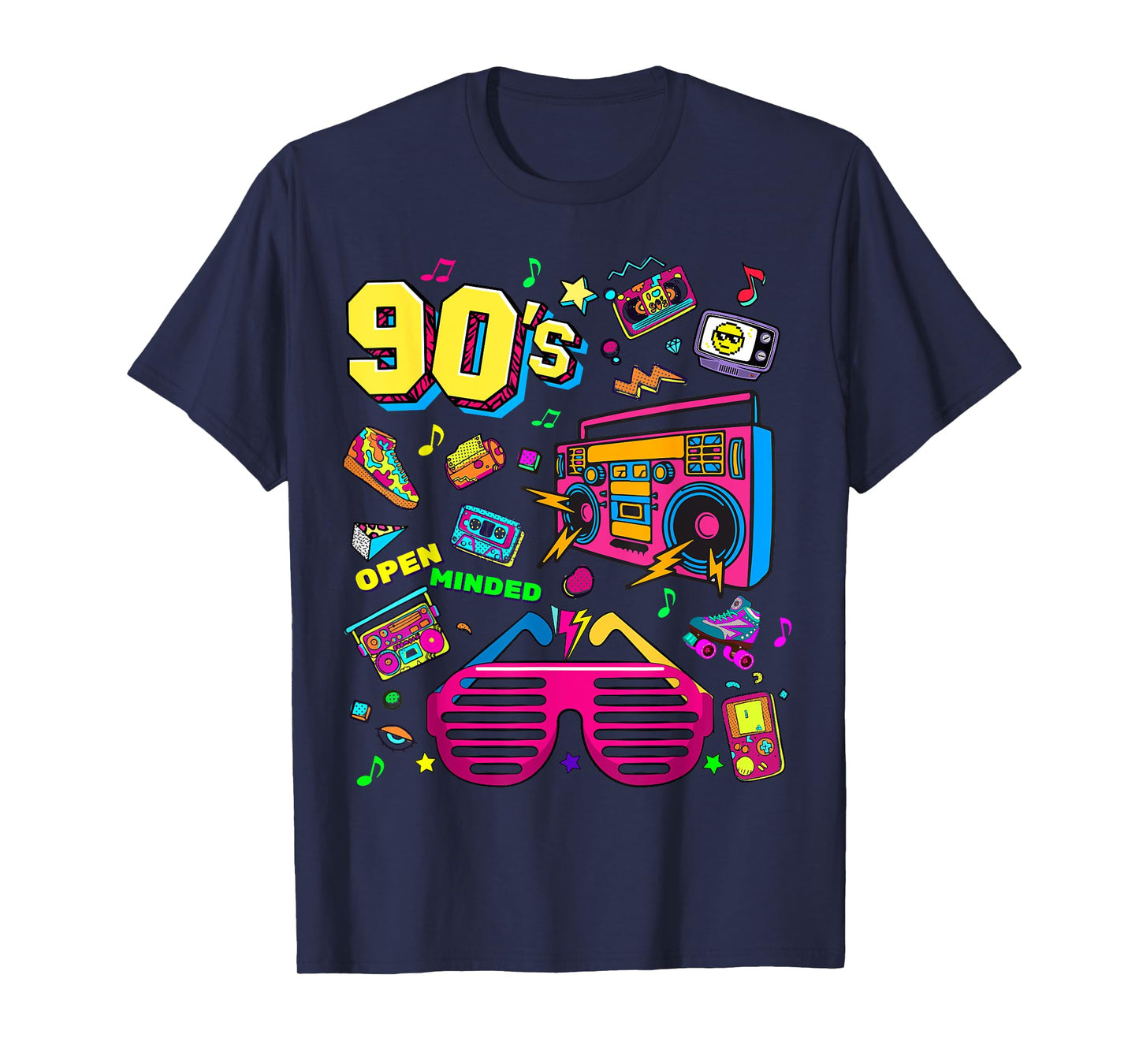 Men's Women's Kids Vintage Retro Back To 90's Graphic Design T-Shirt