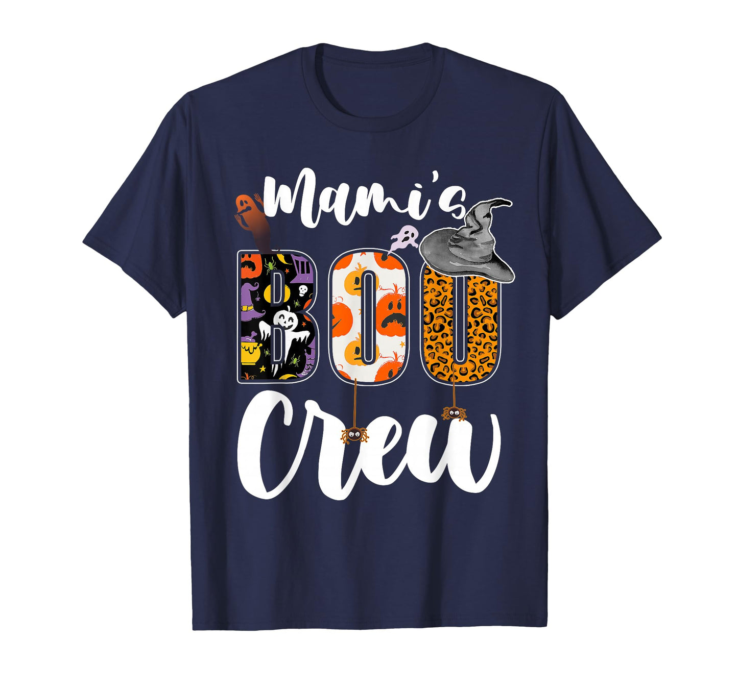 Mami's Boo Crew Halloween Aunt Nephew Niece Matching T-Shirt