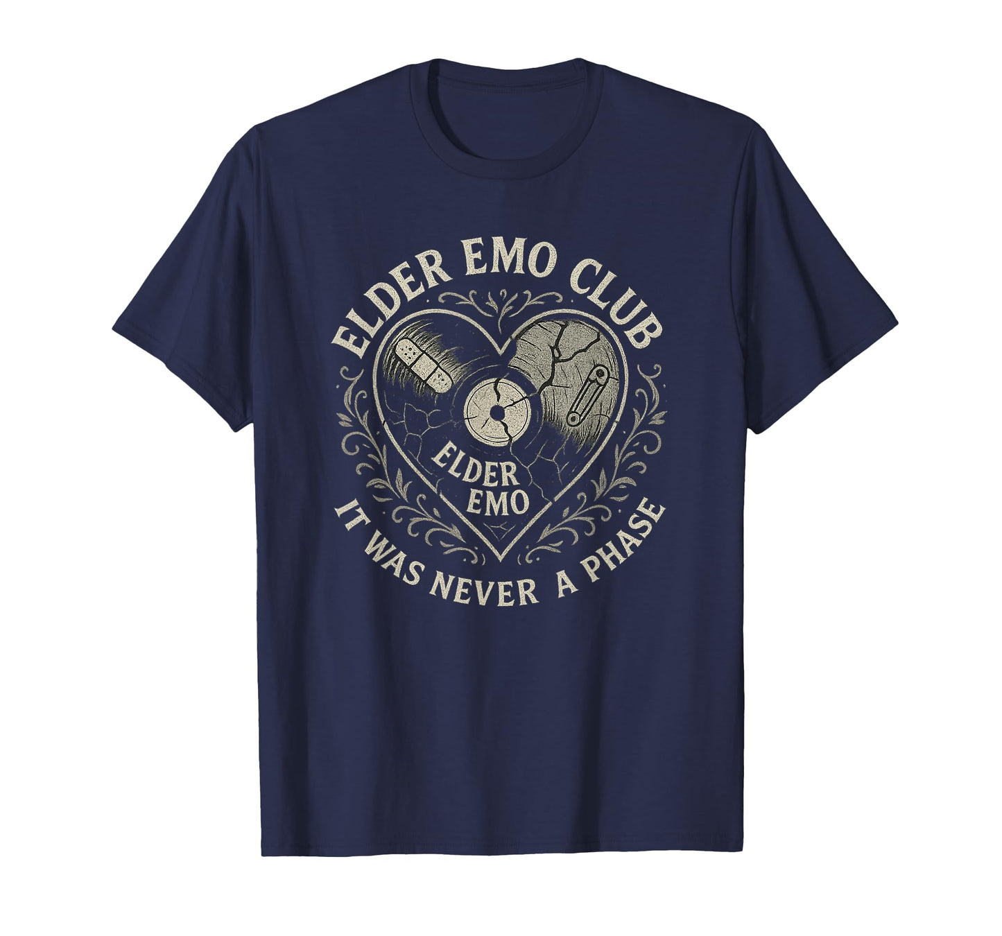 Elder Emo Club It Was Never A Phase Album Vintage T-Shirt