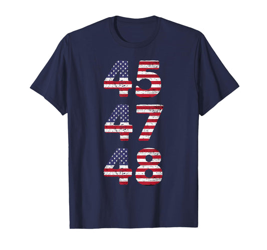 Dolan Trum 2028 45 47 48 Vintage USA Vintage Flag usa T-Shirt